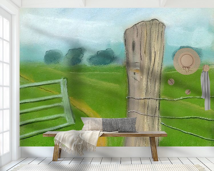 Example of the artwork in a room