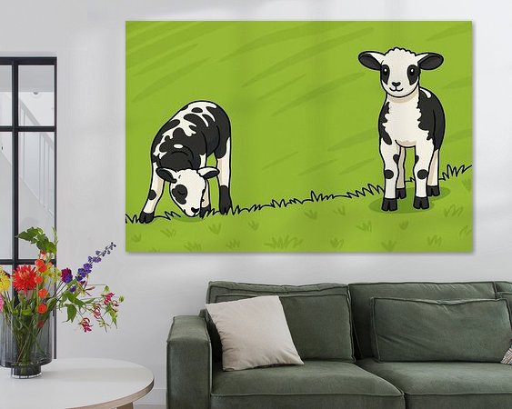 Example of the artwork in a room