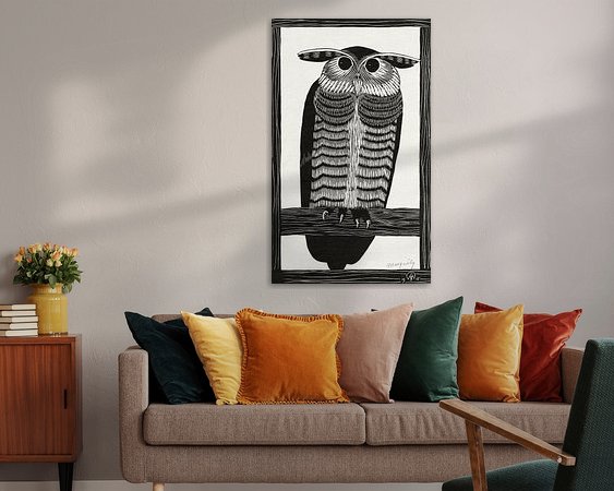 Example of the artwork in a room
