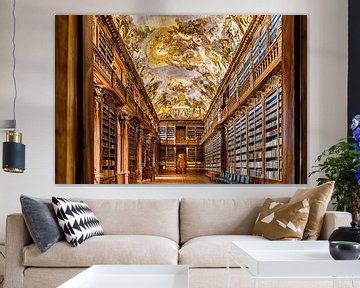 Beautiful library in Prague by Roy Poots