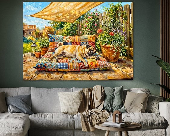 Example of the artwork in a room