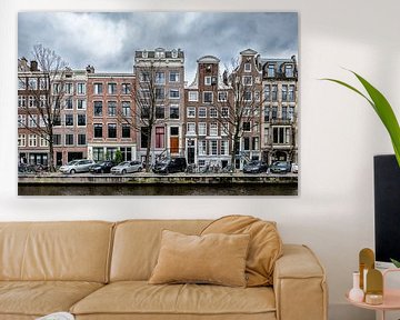 Een stukje van de Nieuwe Herengracht in Amsterdam.