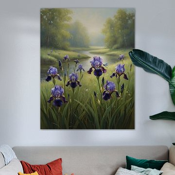 Velvet Iris Elegy by Regan Frederick