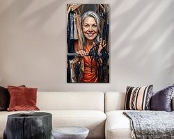 Example of the artwork in a room