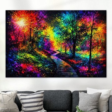 Trail Through the Chromatic Forest by ButterflyPix