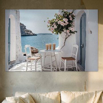 A beautiful view of the Greek Mediterranean Sea. by Studio Jet