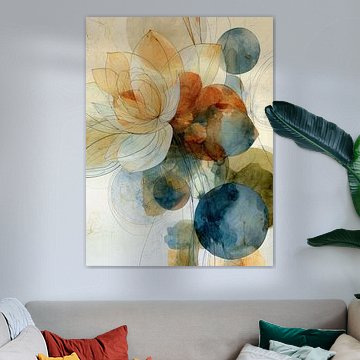 Une floraison dans un doux silence