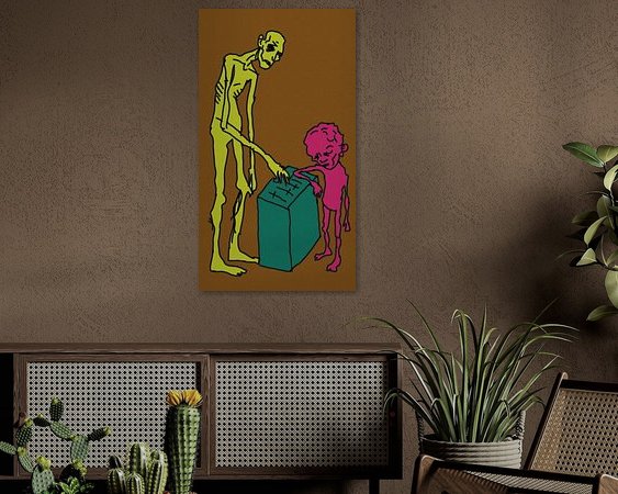 Example of the artwork in a room