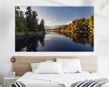 Lake Matheson, Nieuw Zeeland sur WvH