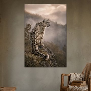 Majestueux jaguar dans la forêt tropicale humide – Photographie animalière d'art