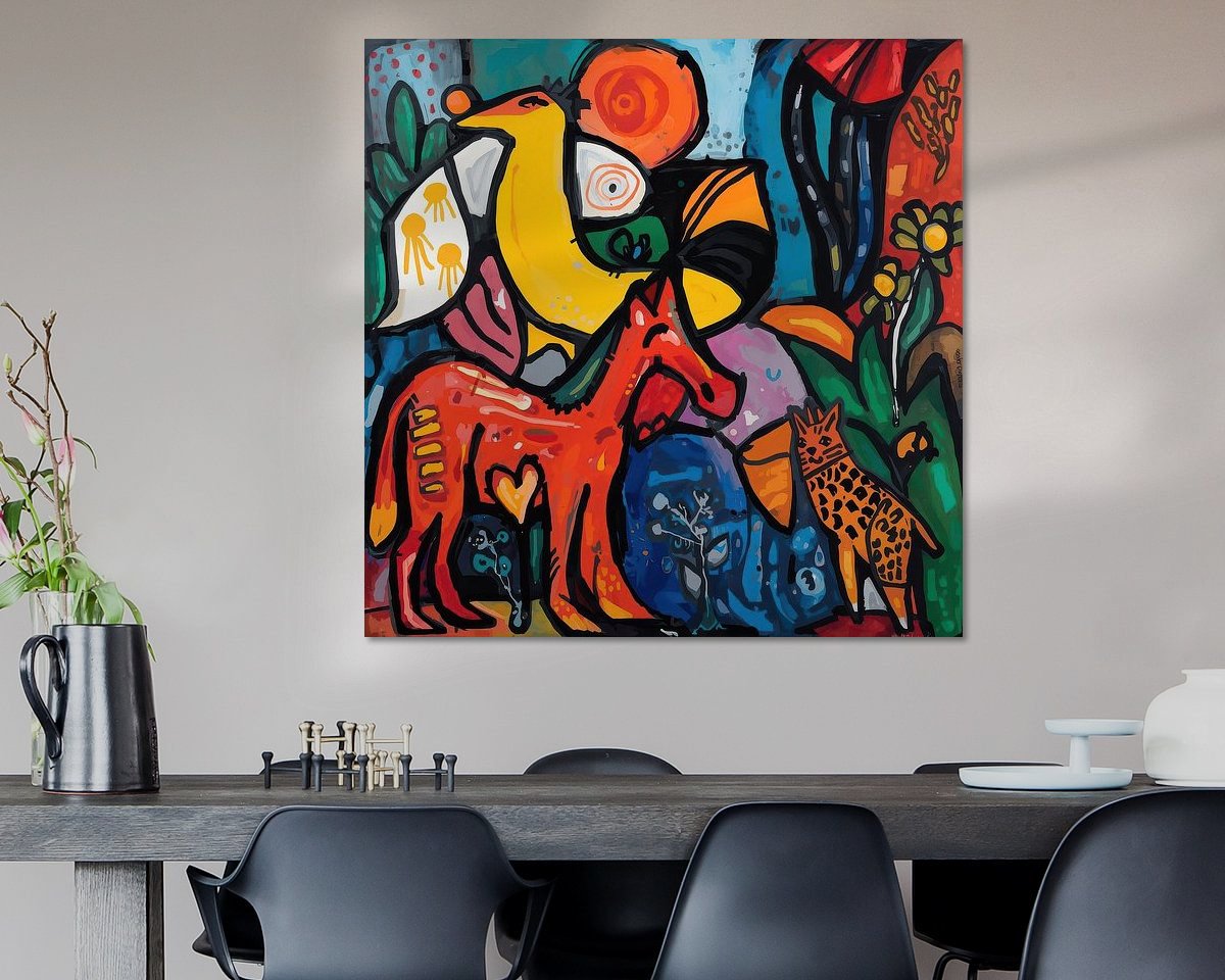 Example of the artwork in a room