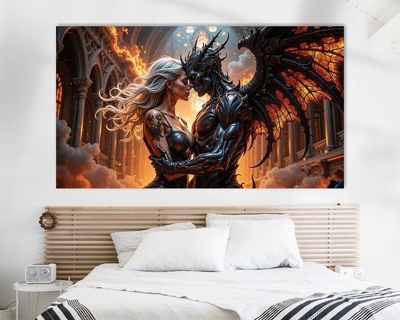 Example of the artwork in a room