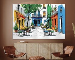Example of the artwork in a room