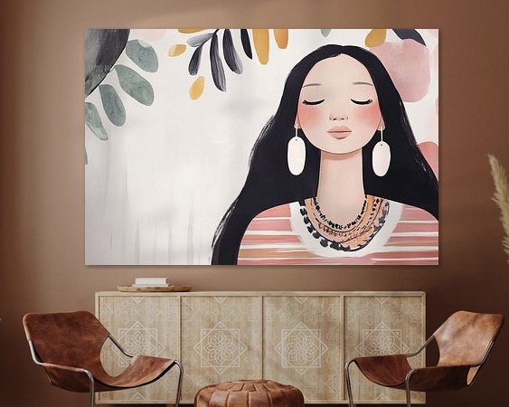Example of the artwork in a room