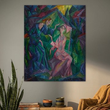 Maximilian Reinitz - Maria Boodschap, 1922 van Atelier Liesjes