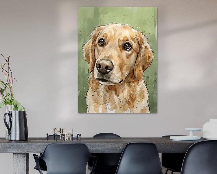 Example of the artwork in a room