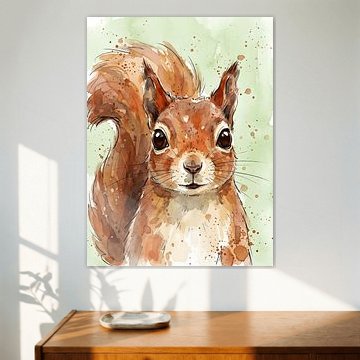 red squirrel by HUGO