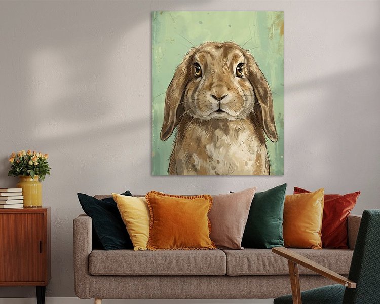 Example of the artwork in a room