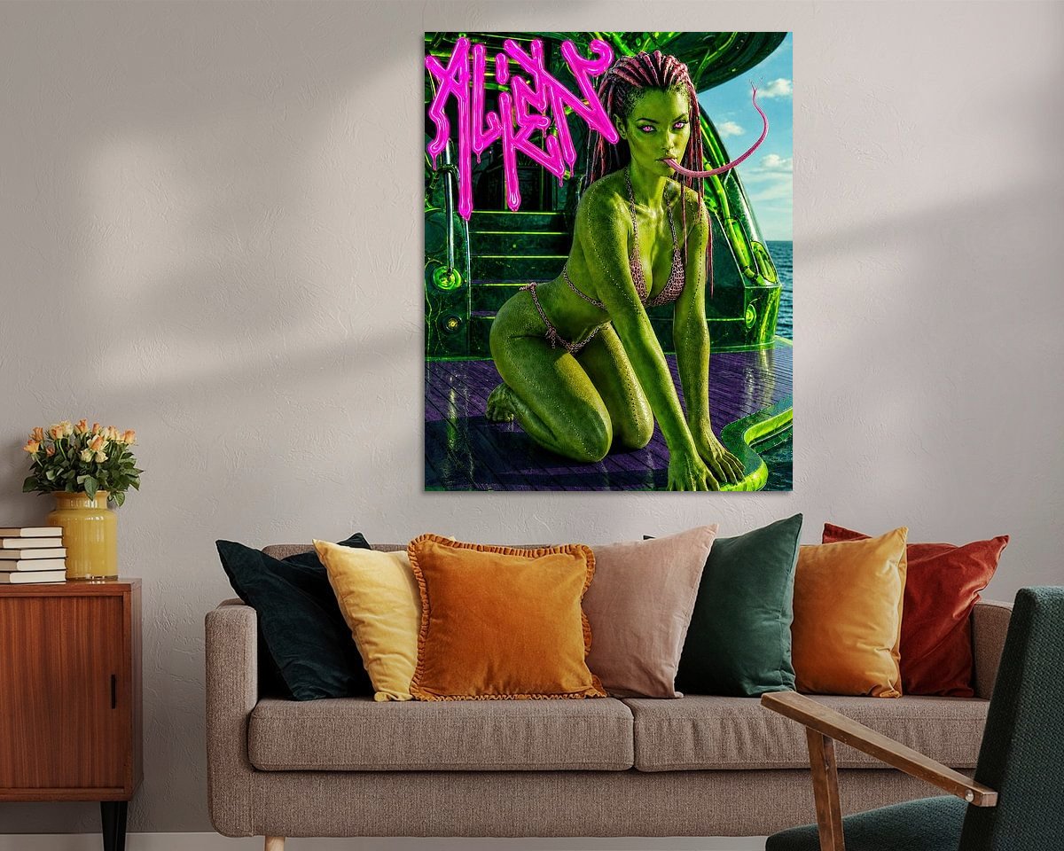 Example of the artwork in a room