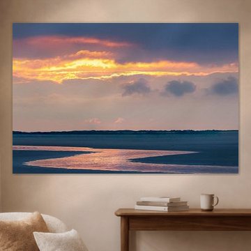 Magischer Sonnenuntergang auf Ameland
