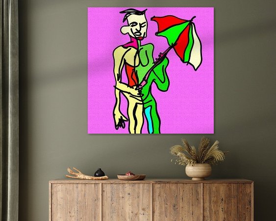 Example of the artwork in a room