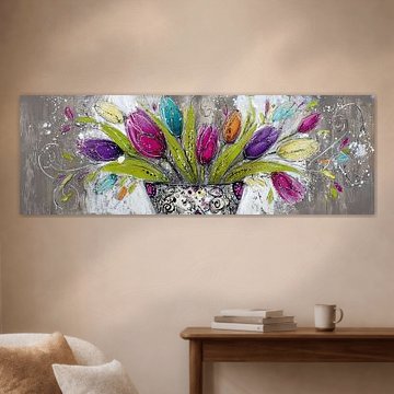 Tulip Vase | Happy Colours in a Vase by Flower Studio
