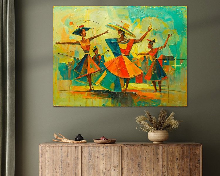 Example of the artwork in a room
