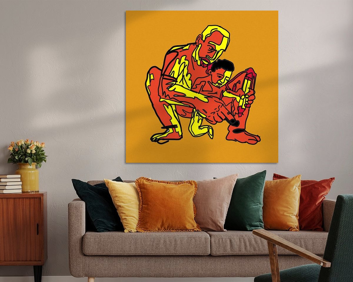 Example of the artwork in a room