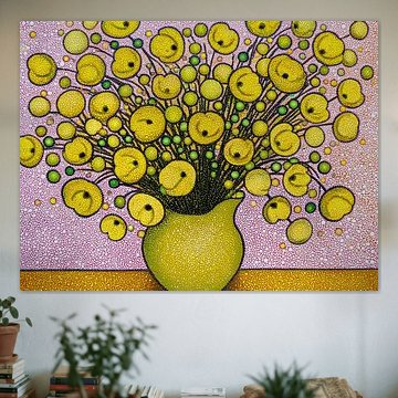 Gele Bloemen van Bloemen Studio