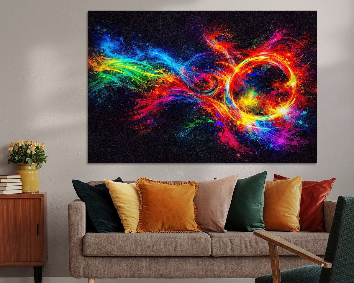 Example of the artwork in a room