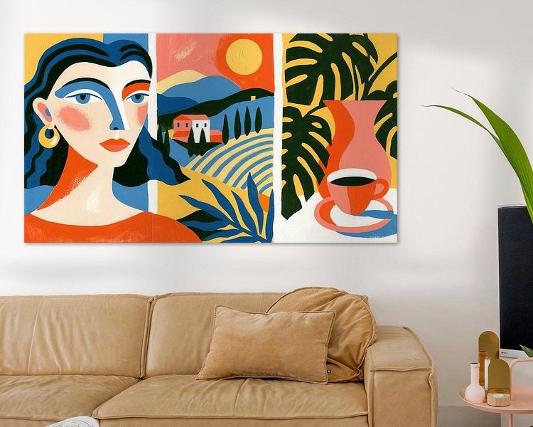 Example of the artwork in a room