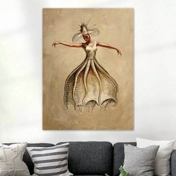 Squid Dancer. Vintage surrealisme