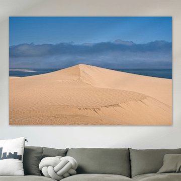 Des arêtes vives sur une dune de sable doré sur Frank's Awesome Travels