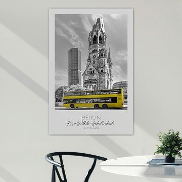 Im Fokus: BERLIN Kaiser-Wilhelm-Gedächtniskirche | colorkey von Melanie Viola