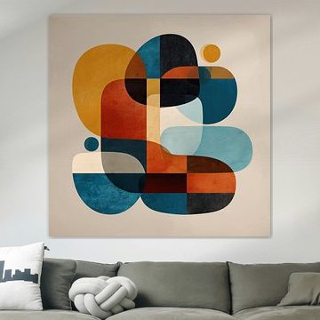 Abstrait aux pierres colorées sur TheXclusive Art