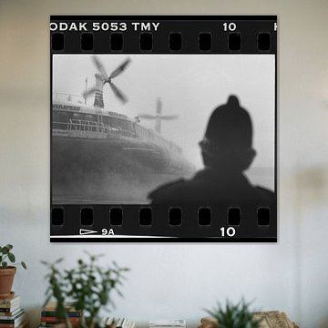 Hoverspeed Dover auf Schwarz-Weiß-Film von Rosenbrand Image Works
