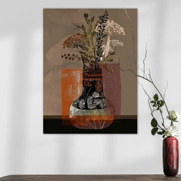 Flower Vase | Modern Botanicals in a Vase by Flower Studio