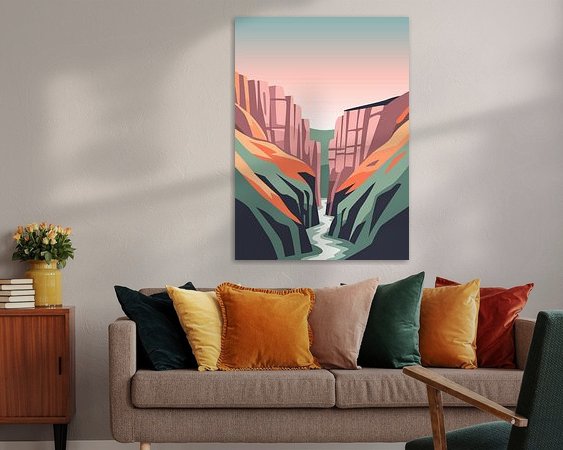 Example of the artwork in a room