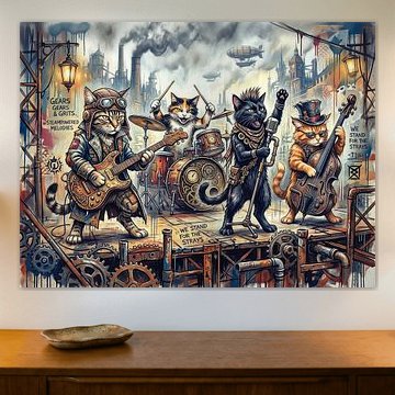 Groupe de rock steampunk composé de chats