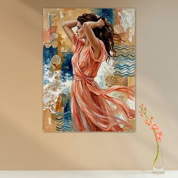 Coral Wind by the Shore
