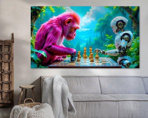 Example of the artwork in a room