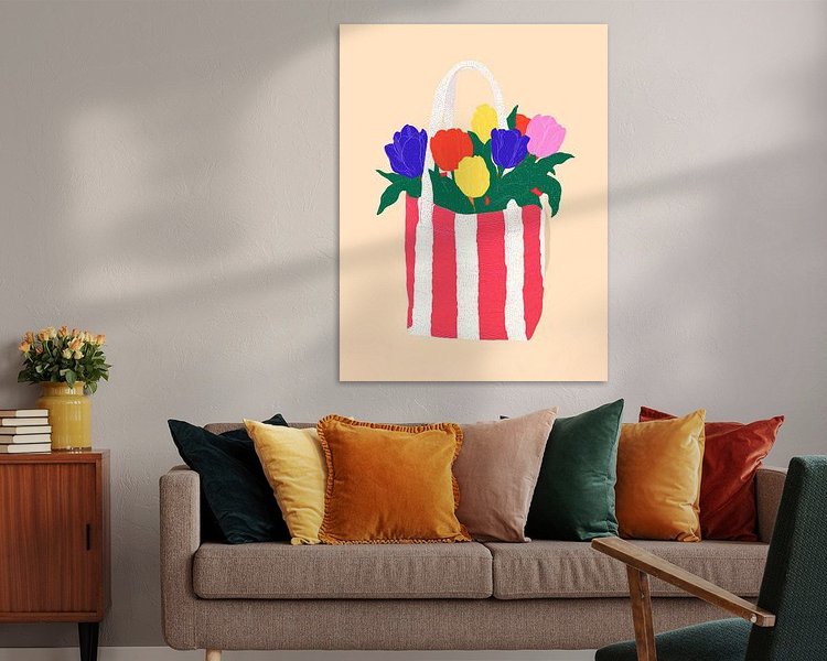 Example of the artwork in a room