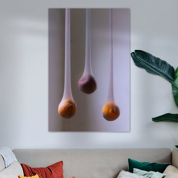Healthy apples and oranges still life by Saskia Schotanus