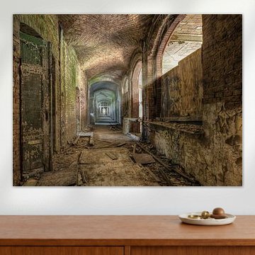 Abandoned Place - gloomy passage by Carina Buchspies