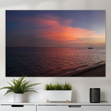 Tropische Abenddämmerung am Strand von Anda, Bohol von Sebastian Stef