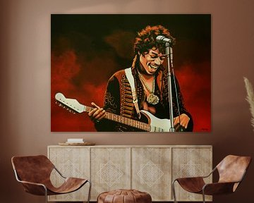 Jimi Hendrix Schilderij van Paul Meijering
