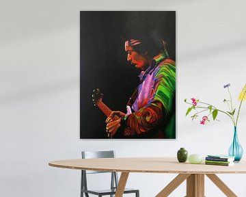Jimi Hendrix Schilderij 4 von Paul Meijering