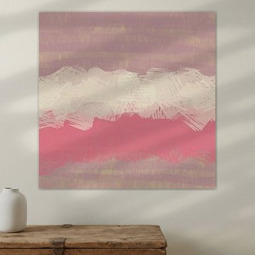 Abstract minimalist painting of a landscape 002 by Abstract Minimalist Art