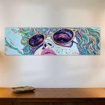 zonnebril portret | Sunset in Shades van Kunst Kriebels