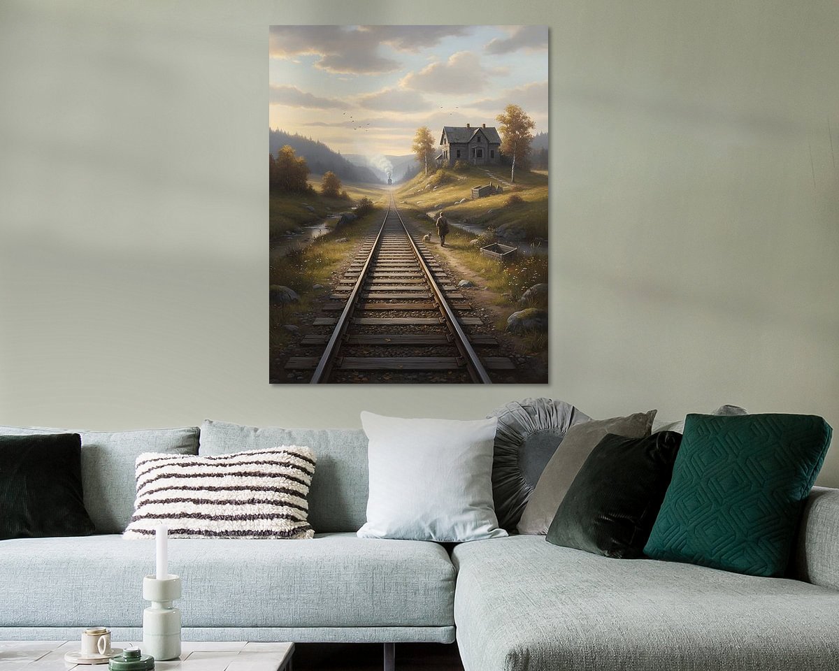 Example of the artwork in a room